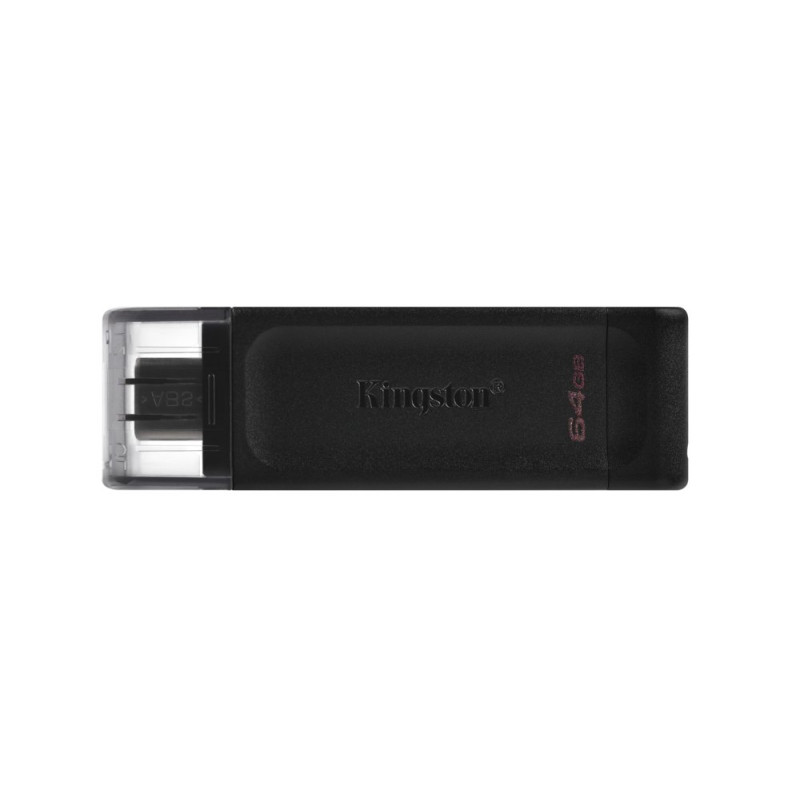 Kingston DataTraveler 70  64GB USB-C 3.2 Flash Drive  Zwart