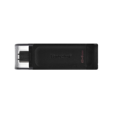 Kingston DataTraveler 70  64GB USB-C 3.2 Flash Drive  Zwart