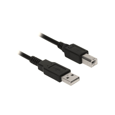 Ewent EC2403  USB 20  USBA naar USBB  3m  Zwart