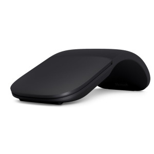Microsoft Arc Mouse  Draadloze Muis  Links- en Rechtshandig  Bluetooth  1000 DPI  Zwart