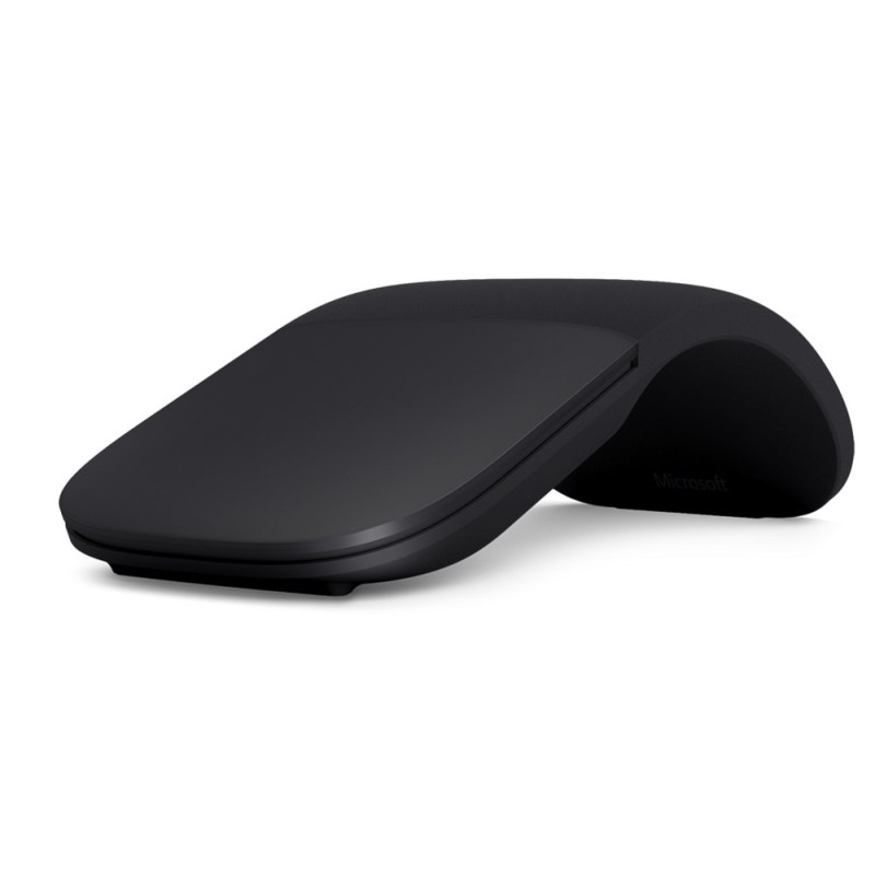 Microsoft Arc Mouse  Draadloze Muis  Links- en Rechtshandig  Bluetooth  1000 DPI  Zwart