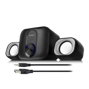 Eminent EM3515  21 Luidsprekerset  Heldere Geluidskwaliteit  40W RMS