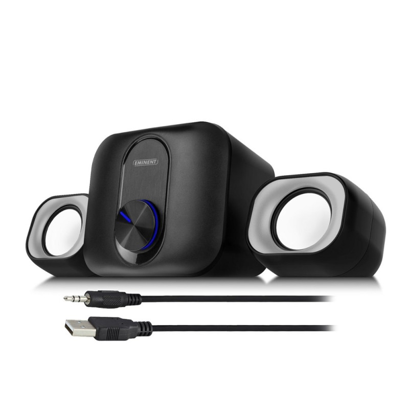 Eminent EM3515  21 Luidsprekerset  Heldere Geluidskwaliteit  40W RMS