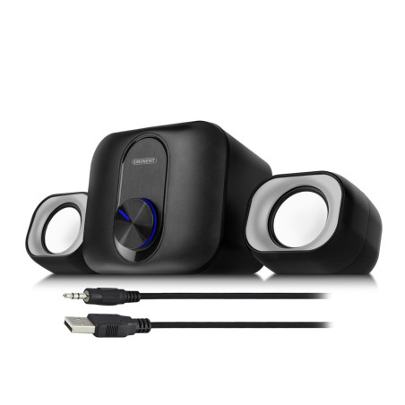 Eminent EM3515  21 Luidsprekerset  Heldere Geluidskwaliteit  40W RMS