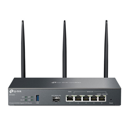 TP-Link Omada AX3000 Gigabit VPN  WiFi 6 Router  Gigabit Ethernet Dual-band (2.4 GHz / 5 GHz)  2400 Mbit/s