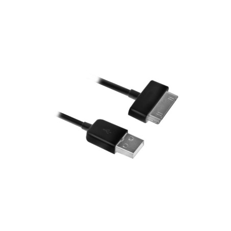 Ewent mobiele telefoonkabel  USBA naar Samsung 30pin  1 m  Zwart  EW9907