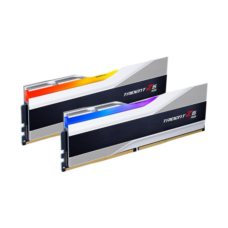 GSkill Trident Z5 RGB Zilver  32GB 2x16GB DDR5  6000MHz  DIMM  CL40  Geheugenmodule  RAM