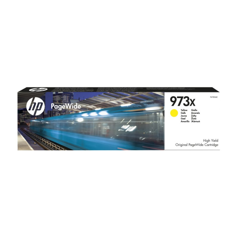 HP 973X  Originele High-Capacity Gele PageWide Cartridge