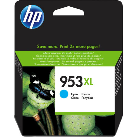 HP 953XL Originele HighCapacity Cyaan Inktcartridge