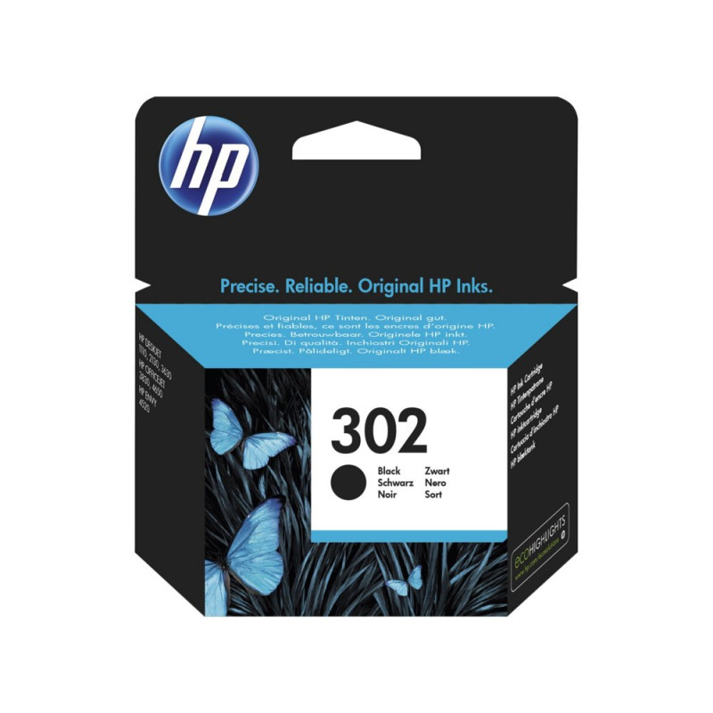 HP 302  Originele Zwarte Inktcartridge