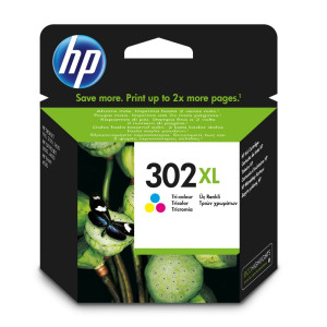 HP 302XL Originele HighCapacity DrieKleuren Inktcartridge