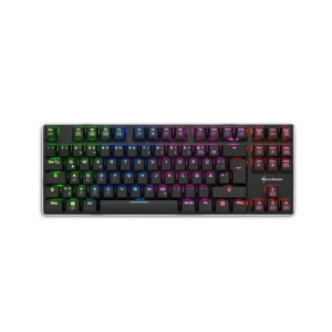 Sharkoon PureWriter TKL RGB Zwart Bedraad Toetsenbord QWERTY US
