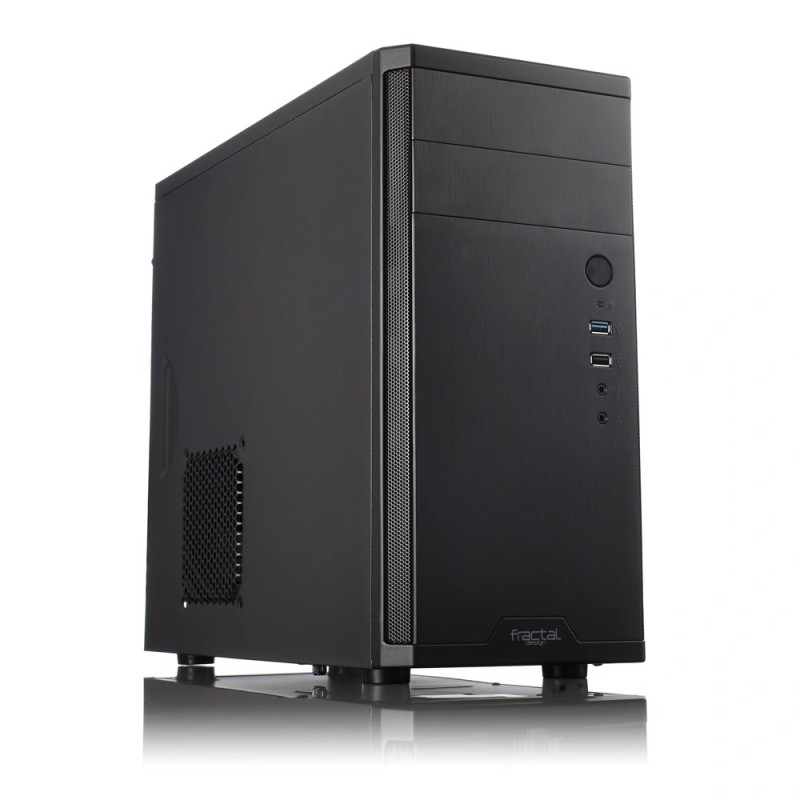 Fractal Design Core 1100  Mini Tower Behuizing  Zwart