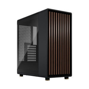 Fractal Design North TG Clear Charcoal  Midi Tower Case  Zwart