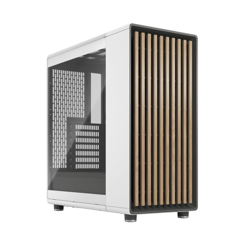 Fractal Design North  ATX Behuizing  Wit (Chalk White)  TG Side Panel (Transparant)