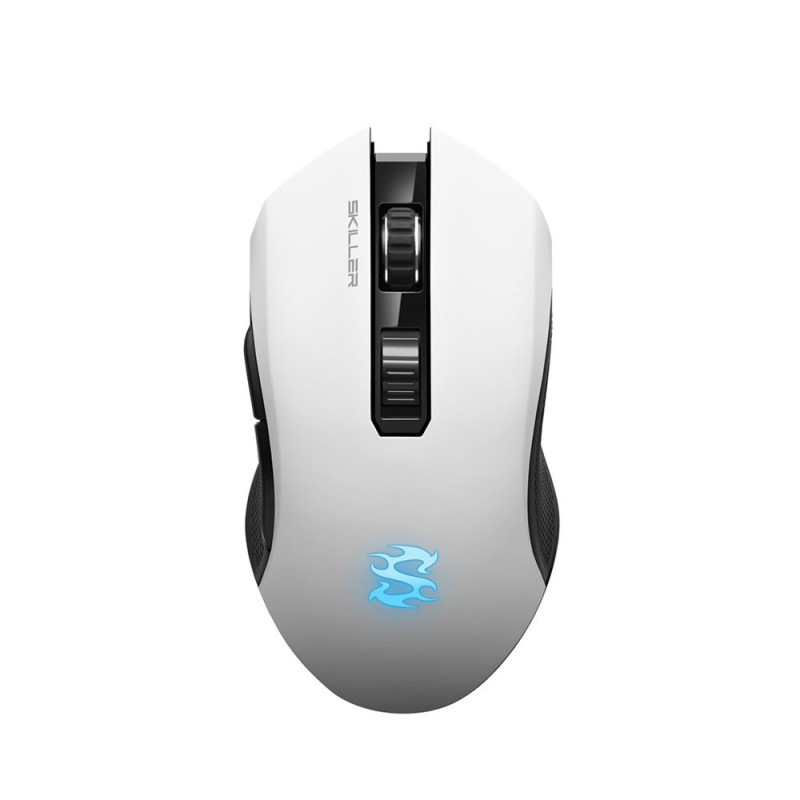 Sharkoon Skiller SGM3  Draadloze Gaming Muis  Rechtshandig  RF  USBA  6000 DPI  Zwart