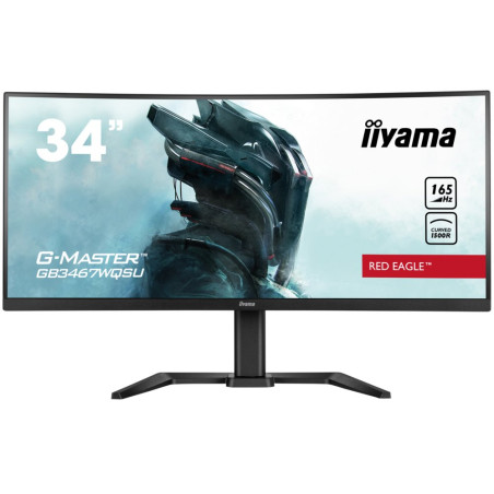 iiyama GMASTER GB3467WQSUB5  34 Monitor  3440 x 1440  UltraWide QHD  LED  Zwart