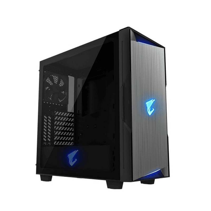 Gigabyte AORUS C300 Glass  Midi Tower Case  Zwart