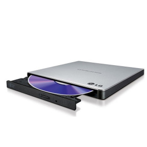 LG GP57ES40  Extern Optisch Schijfstation  DVDRW  Zwart/Zilver