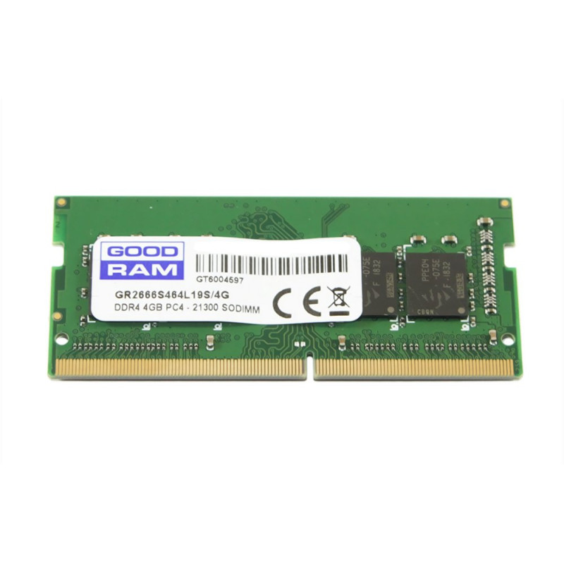 Goodram  1x4GB DDR4  2666MHz  SODIMM  CL19  Geheugenmodule  RAM