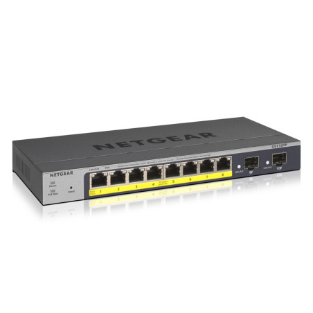 NETGEAR GS110TP Managed L2/L3/L4 Switch 8 Poorten Gigabit Ethernet (10/100/1000 Mbps) PoE Grijs