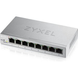 Zyxel GS12008  Managed Web Smart Switch  8 Poorten  Gigabit Ethernet 101001000 Mbps  Zilver