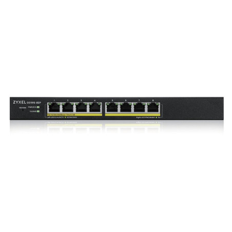 Zyxel GS1915-8EP Managed L2 Gigabit PoE Switch 8 Poorten NebulaFlex Zwart
