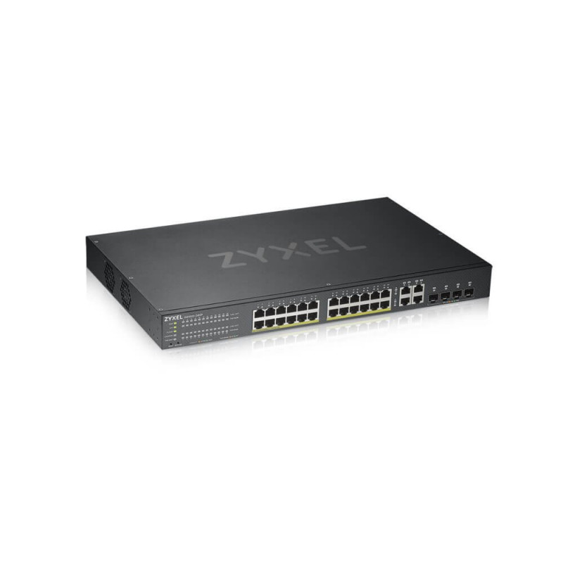 Zyxel GS1920-24HPV2  Managed Switch  24x Gigabit Ethernet  PoE  Zwart