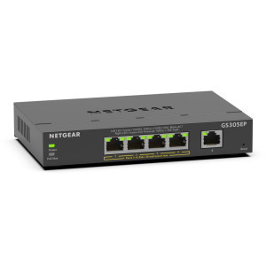 Netgear GS305EP Managed L2 Switch 5 Poorten Gigabit Ethernet (10/100/1000 Mbps) PoE