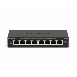 NETGEAR GS308E 8-Poorts Gigabit Smart Managed Switch L2/L3 PoE Zwart