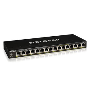 NETGEAR GS316P Unmanaged Gigabit Ethernet (10/100/1000 Mbps) Power over Ethernet (PoE)