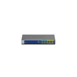 NETGEAR GS516UP Unmanaged Switch 16 Poorten Gigabit Ethernet (10/100/1000 Mbps) PoE Grijs