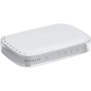 NETGEAR GS605-400PES 5-poorts Gigabit Unmanaged Switch Plug Play Energiezuinig Wit
