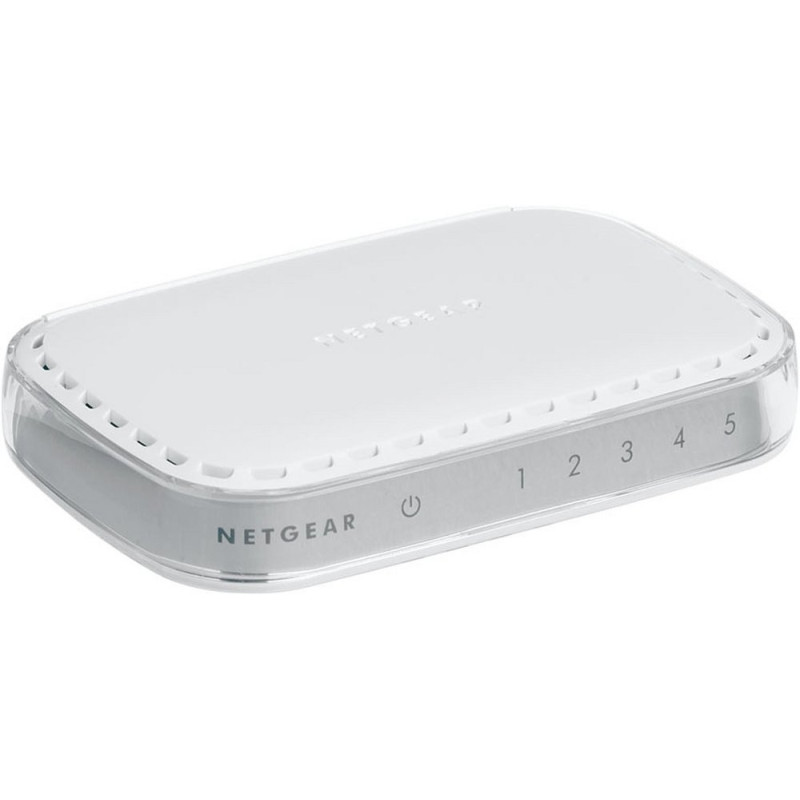 NETGEAR GS605-400PES  5-poorts Gigabit Unmanaged Switch  Plug  Play  Energiezuinig  Wit