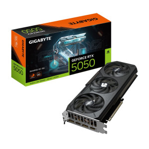 GIGABYTE GeForce RTX 5050 GAMING OC  8GB GDDR6  DLSS 4  Videokaart  Nvidia GPU