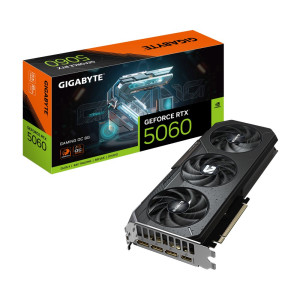 GIGABYTE GeForce RTX 5060 GAMING OC  8GB GDDR7  DLSS 4  Videokaart  Nvidia GPU