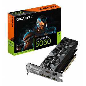 Gigabyte GeForce RTX 5060 OC Low Profile  8GB GDDR7 VRAM  Videokaart  GPU  Nvidia