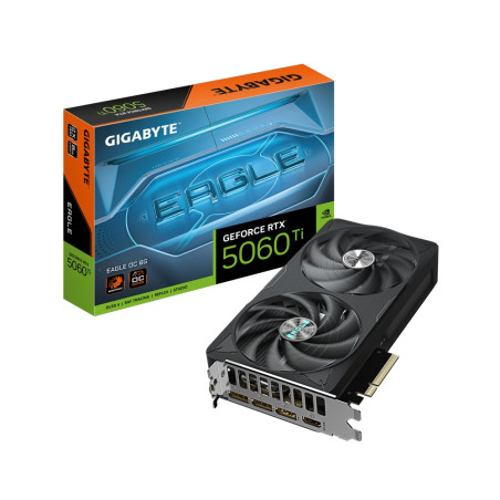 GIGABYTE GeForce RTX 5060 Ti EAGLE OC 8GB GDDR7 DLSS 4 Videokaart Nvidia GPU