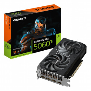 Gigabyte GeForce RTX 5060 Ti WINDFORCE MAX OC 16GB GDDR7 VRAM Videokaart GPU Nvidia