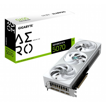 GIGABYTE GeForce RTX 5070 AERO OC 12GB GDDR7 DLSS 4 Videokaart Nvidia GPU