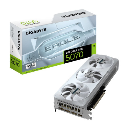 GIGABYTE GeForce RTX 5070 EAGLE OC ICE SFF 12GB GDDR7 DLSS 4 Videokaart Nvidia GPU