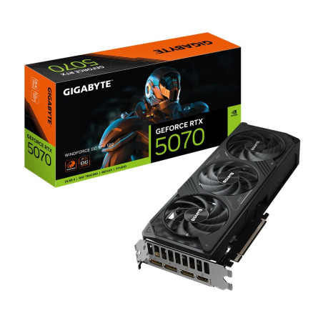 GIGABYTE GeForce RTX 5070 WINDFORCE OC SFF 12GB GDDR7 DLSS 4 Videokaart Nvidia GPU