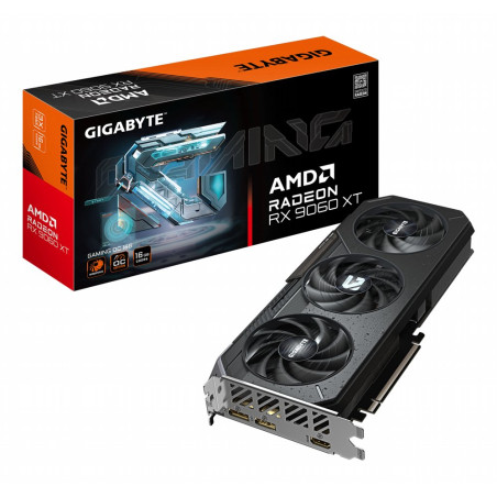 GIGABYTE Radeon RX 9060 XT GAMING OC 16GB GDDR6 Videokaart AMD GPU