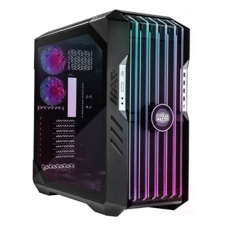 Cooler Master HAF 700 EVO  Full Tower Behuizing  Grijs  Panoramisch TG Paneel  ARGB  LCD Front Display
