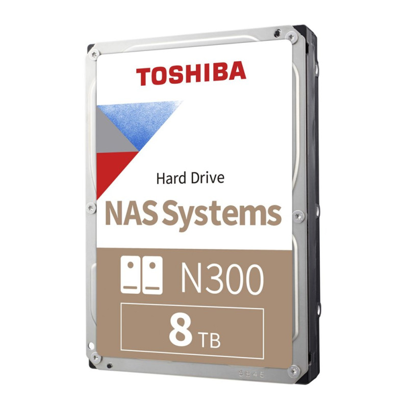 Toshiba N300 NAS HDD 35  8TB SATA III  7200RPM