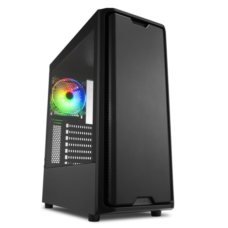 Sharkoon SK3 RGB  Midi Tower Case  Zwart