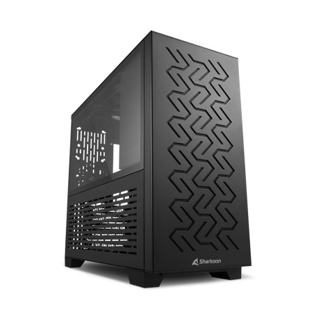 Sharkoon MSZ1000 Micro Tower Case Zwart