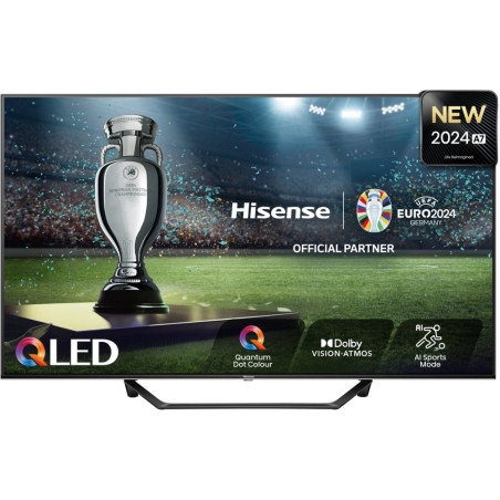 Hisense 43A79NQ 43  Ultra HD 4K  QLED Smart TV  Wifi  VIDAA  HDR10  60Hz