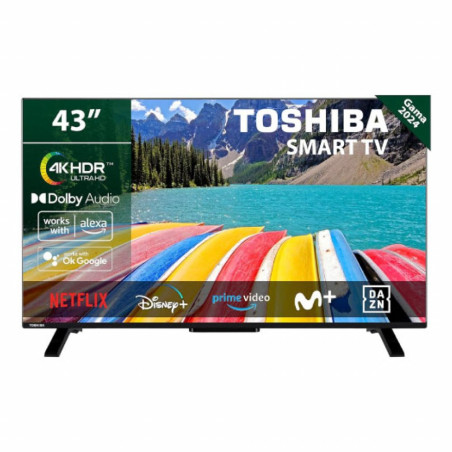 Toshiba 43UV2363DG 43 4K Ultra HD LED Smart TV VIDAA Wifi Dolby Vision 50Hz