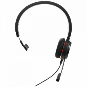 Jabra Evolve 20 UC Mono Bedrade On-Ear Headset Zwart